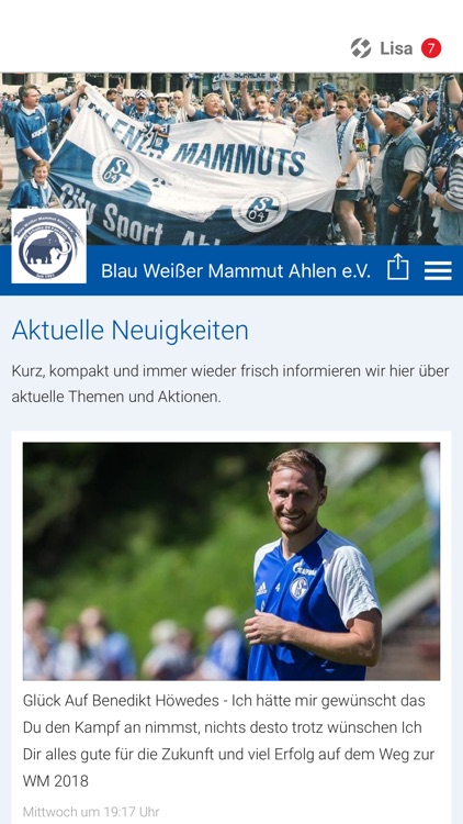 Blau Weißer Mammut Ahlen e.V.