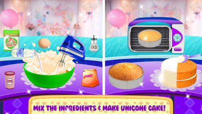 Unicorn Food Party Cake Slushy screenshot 2