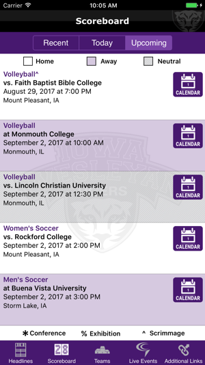 Iowa Wesleyan Tigers Athletics(圖3)-速報App