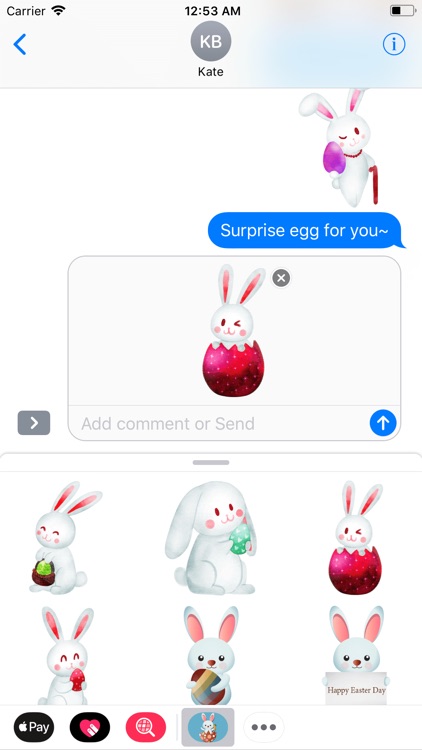 Happy Easter 2018 Stickers
