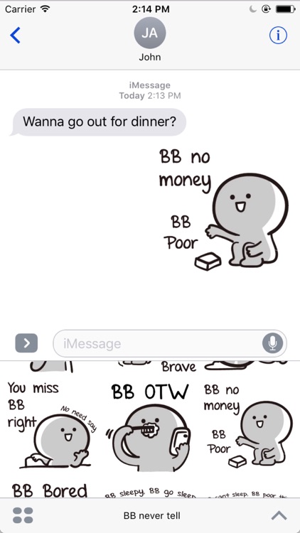 BB Never Tell