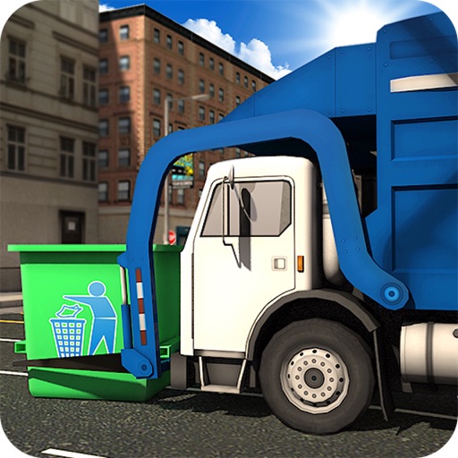 Road Garbage Dump Truck icon