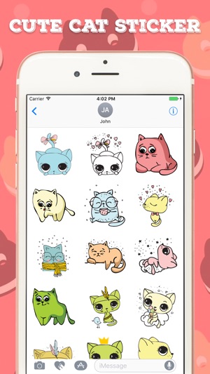 Cute Cat Chat Funny Stickers(圖2)-速報App