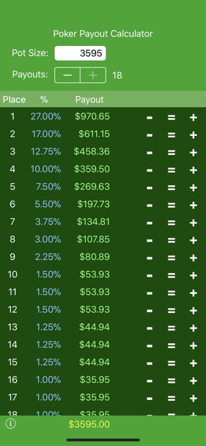 Poker Payout Calc(圖2)-速報App