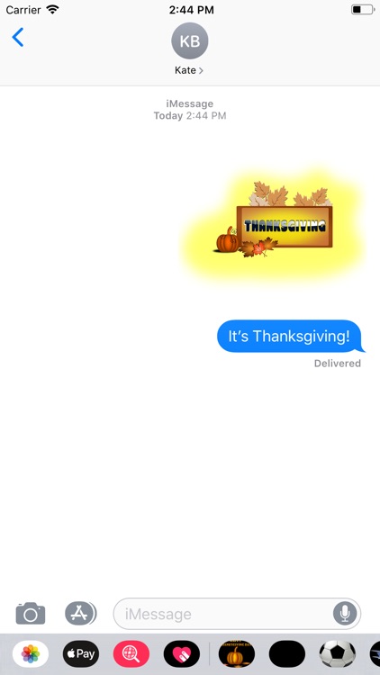 Thanksgiving-The Fall Sticker