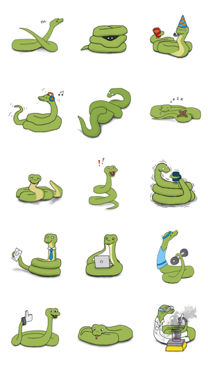 Snek Stickers(圖1)-速報App