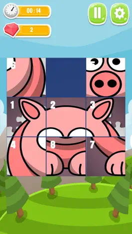 Game screenshot Sliding Puzzle Animals 2017 apk