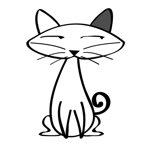 Serious Cat Sticker icon