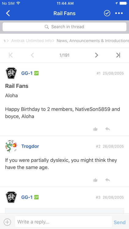 Amtrak Forum