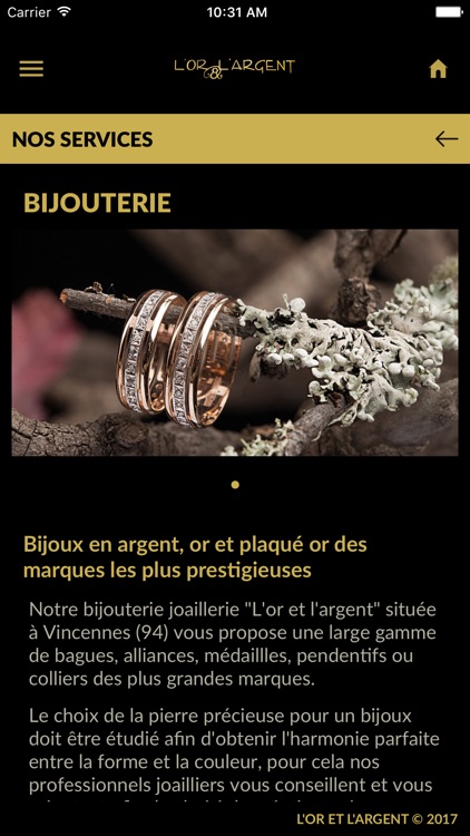 L'OR ET L'ARGENT