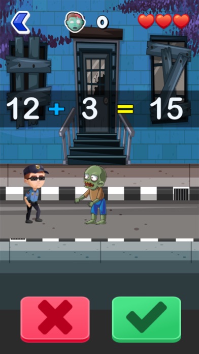 Math vs. Zombies : Math Games screenshot 2