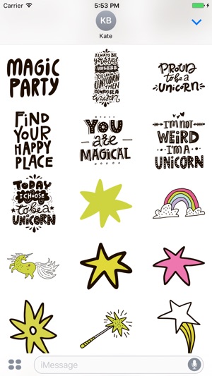 Believe in Unicorns - Sticker Pack(圖3)-速報App