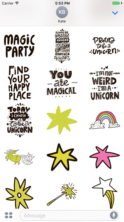 Believe in Unicorns - Sticker Pack