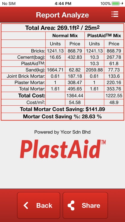 PlastAid-Plastering Calculator