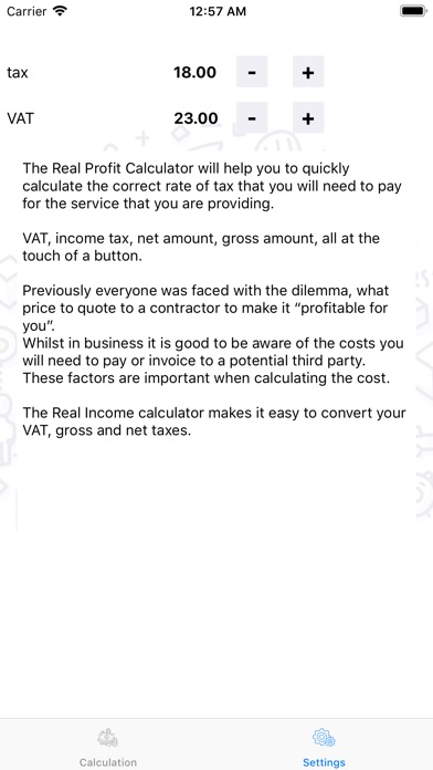 myProfit - tax calc screenshot 4