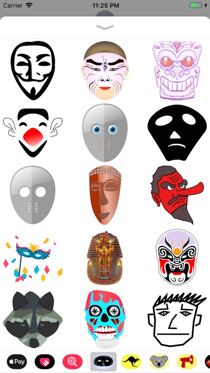 Many Mask Stickers