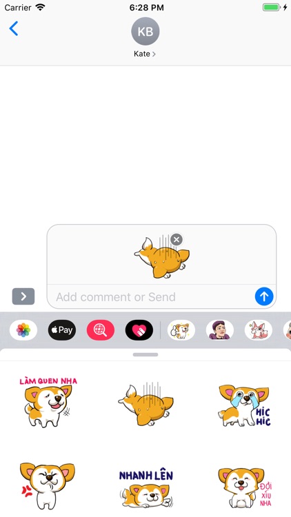 Camcam husky Sticker