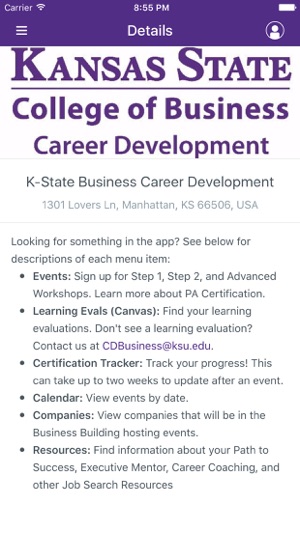 K-State Business Career Dev(圖2)-速報App