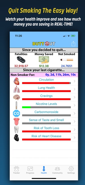 Quit Smoking - Butt Out Pro(圖1)-速報App