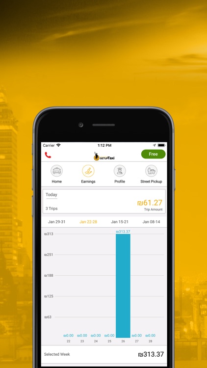 GetUpTaxi Driver