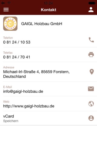 GAIGL Holzbau screenshot 4