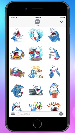 Funny Mr.Shark Stickers(圖1)-速報App