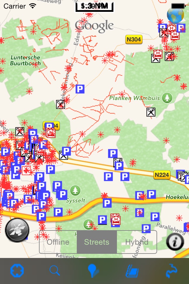 Hoge Veluwe National Park GPS and outdoor map screenshot 2