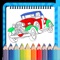 A wonderful and free application for cars coloring