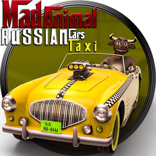 Mad Animal Russian Cars Taxi Icon