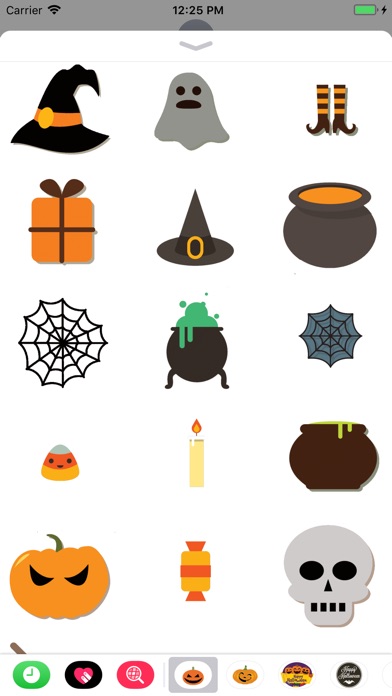 Halloween stuff stickers emoji screenshot 3