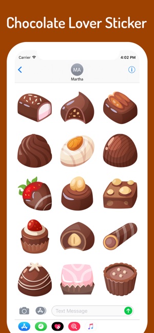 Chocolate Lover Stickers