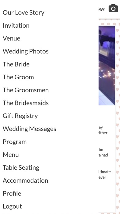 App My Wedding screenshot 2