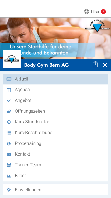 Body Gym Bern screenshot 2