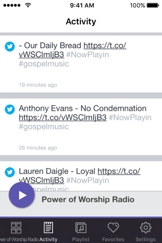 Power of Worship Radio. screenshot 2
