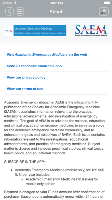 How to cancel & delete Academic Emergency Medicine from iphone & ipad 3