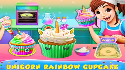 Unicorn Rainbow Cupcake screenshot 1