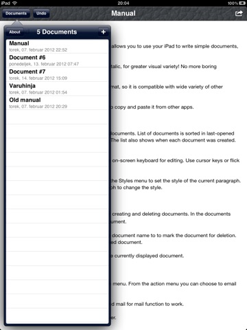 NewPad screenshot 2