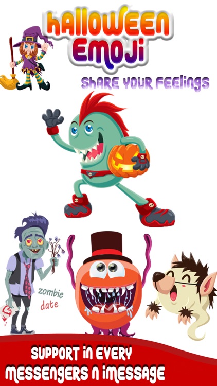 Halloween Emoji Chat Keyboard