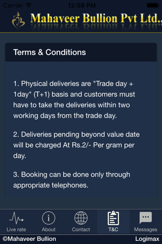 Mahaveer Bullion screenshot 4