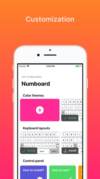 Numboard – Scientific Keyboard