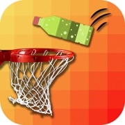 Basketball flip hoop challenge