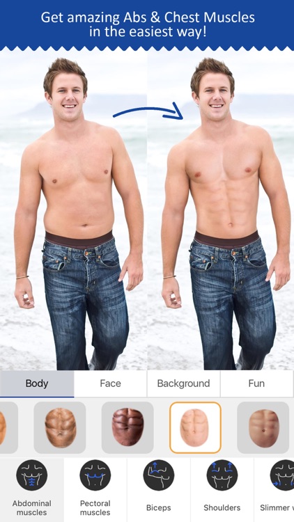 Retouch Men: Abs & Body Editor