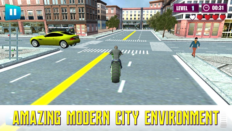 Futuristic Bike Racing Real 3D Parking Simulator