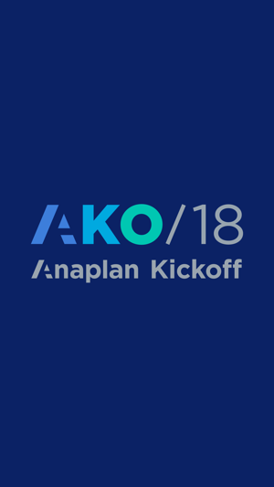 Anaplan Kickoff 18