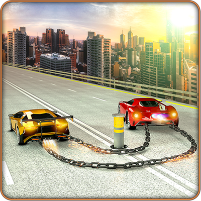 Double Chained Cars Stunts 3D