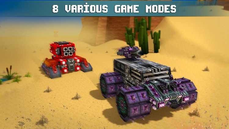 Blocky Cars - shooting games