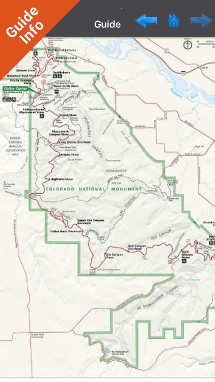 Colorado National Monument - GPS Map Navigator