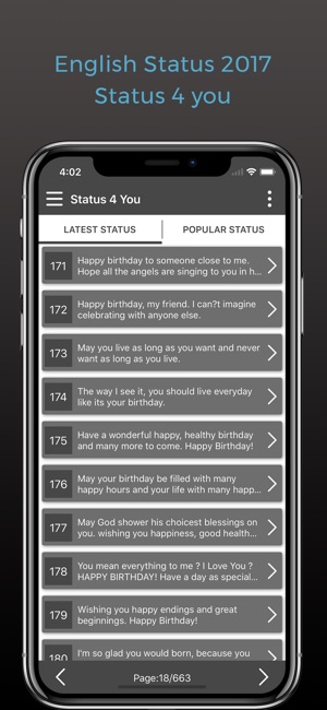 Status 4 You - English Status(圖2)-速報App