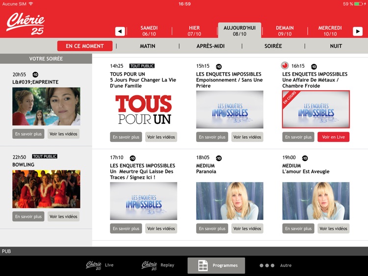 Chérie 25, canal 25 de la TNT screenshot-4
