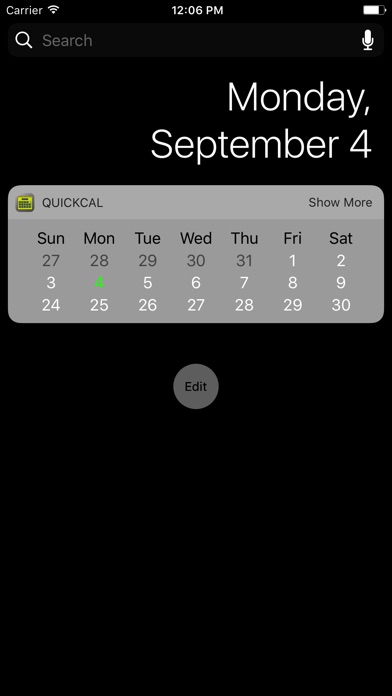 Quick Calendar screenshot 2